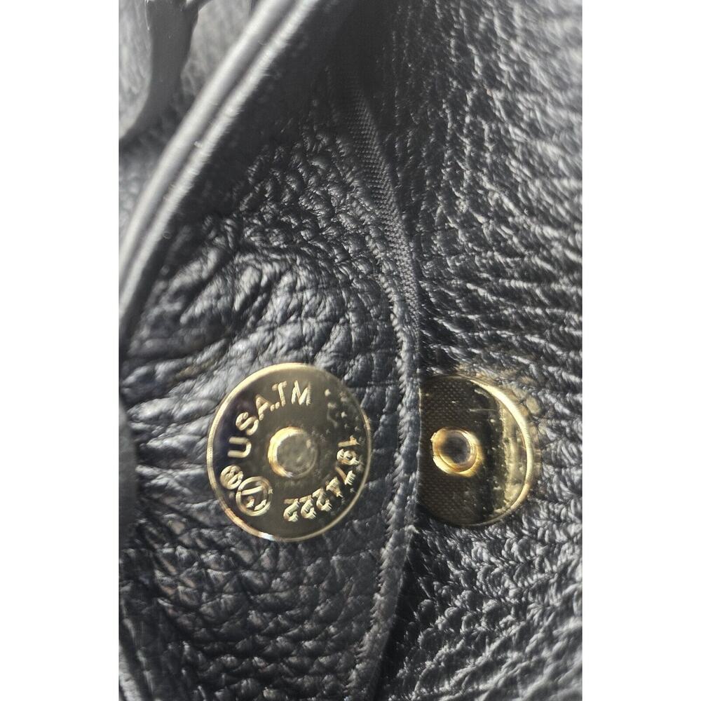 Michael Kors Mackenzie in Blk Small TZ Satchel Leather Purse - Picture 11 of 11